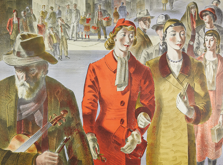 People (1947), designed by Barnett Freedman for J. Lyons & Co. Manchester Metropolitan University Special Collections Museum.