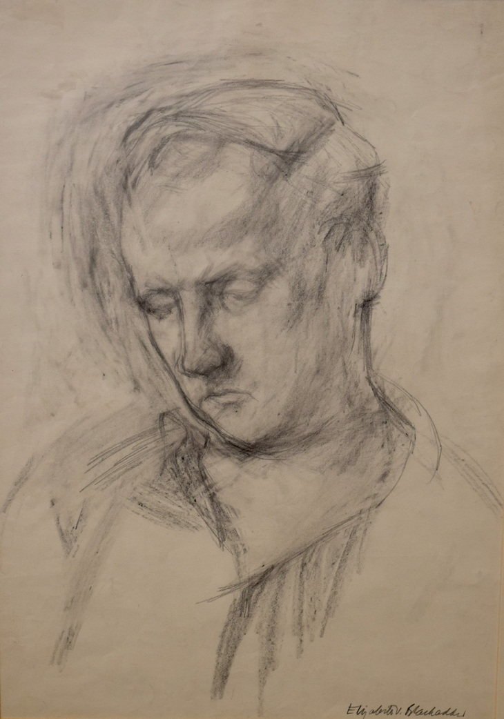 Portrait of John Houston (c. 1956), Elizabeth Blackadder.