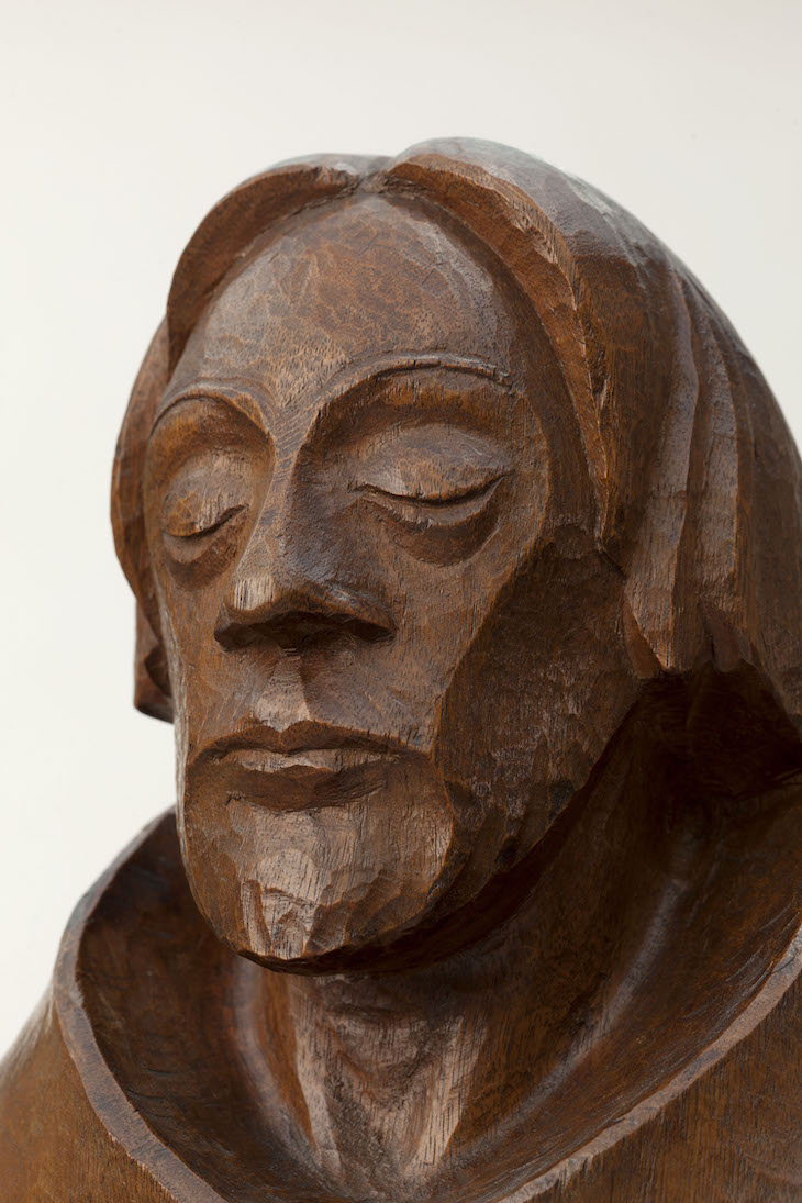 The Ascetic (detail; 1925), Ernst Barlach