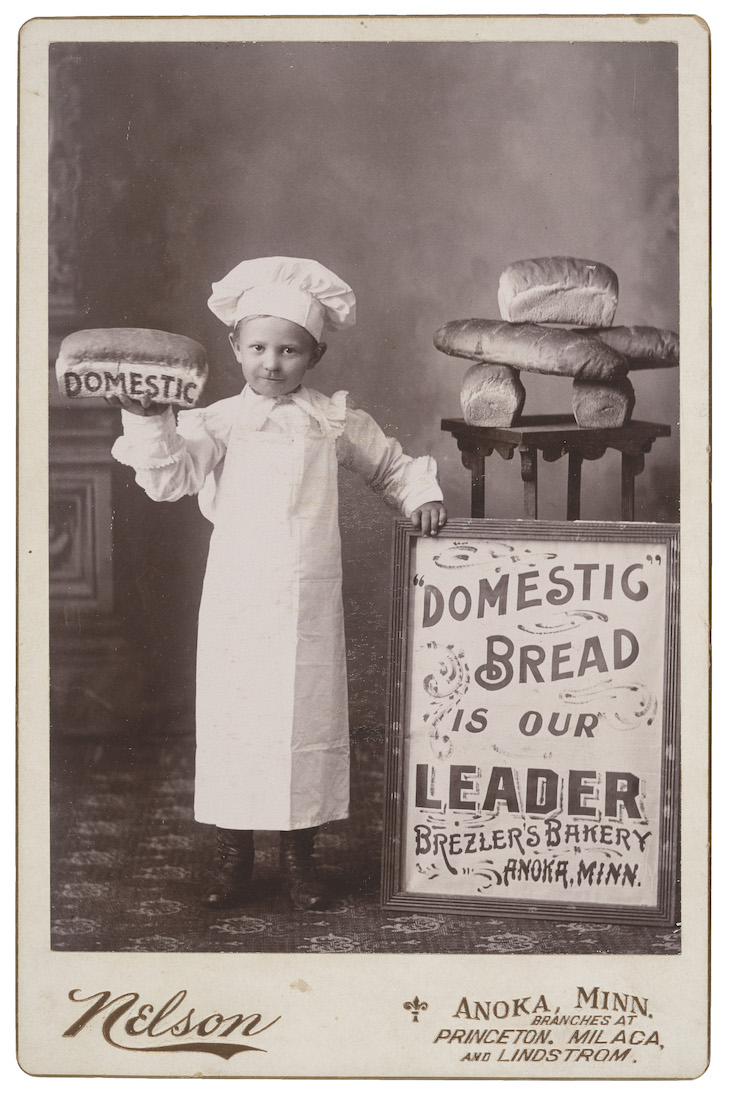 Untitled (Brezler’s Bakery Boy) (c. 1890s), F.J. Nelson, Anoka.