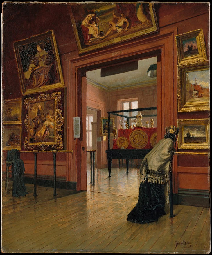Interior View of the Metropolitan Museum of Art when in Fourteenth Street (1881), Frank Waller