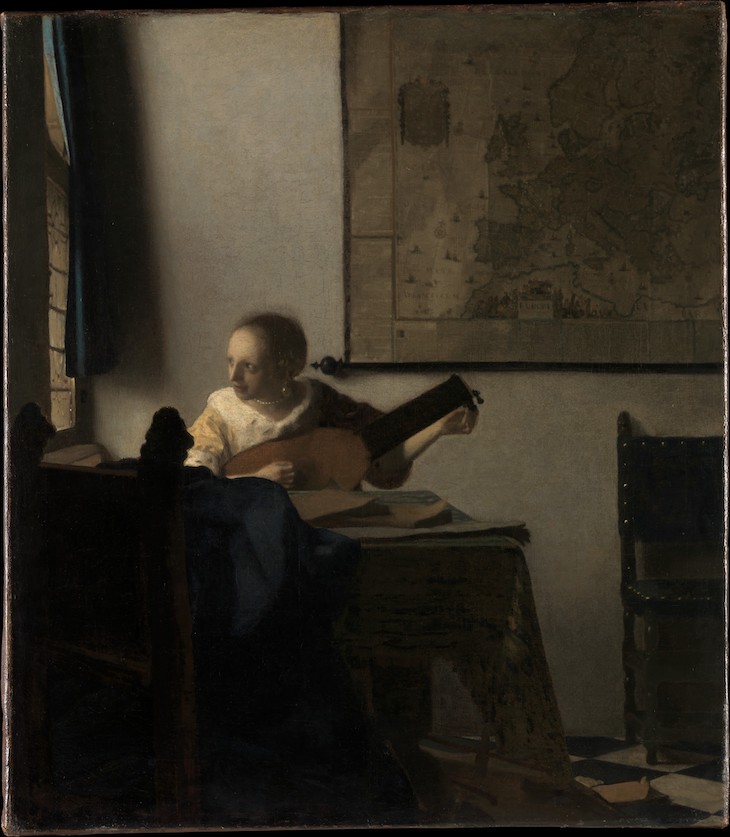 Young Woman with a Lute (c. 1662–63), Johannes Vermeer