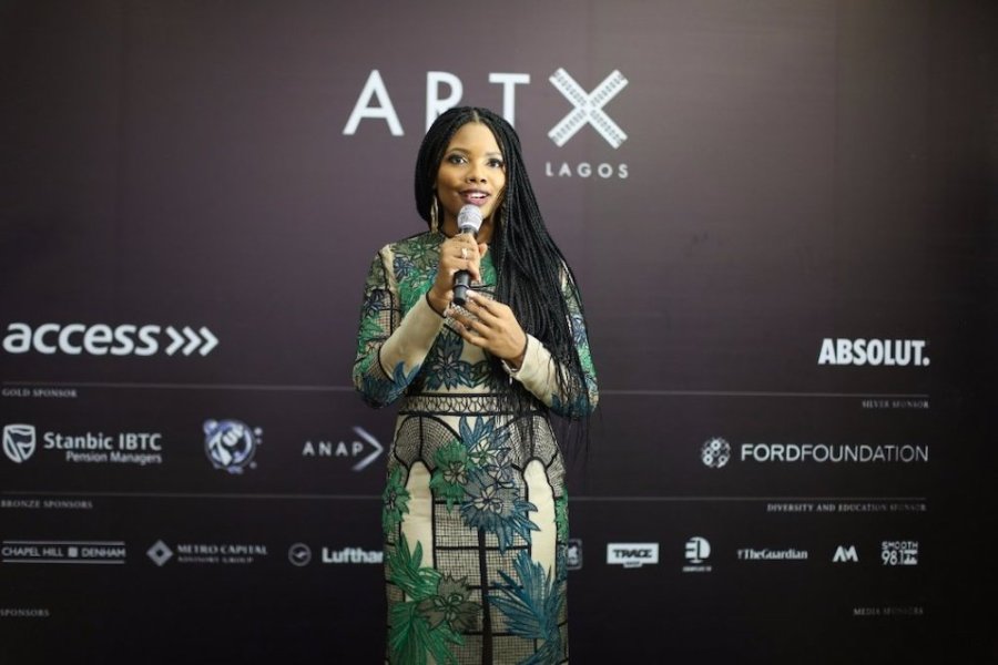 Tokini Peterside at Art X Lagos in 2017