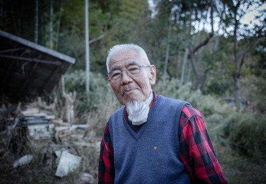 Ryoji Koie photographed outside his studio in Japan in 2017.