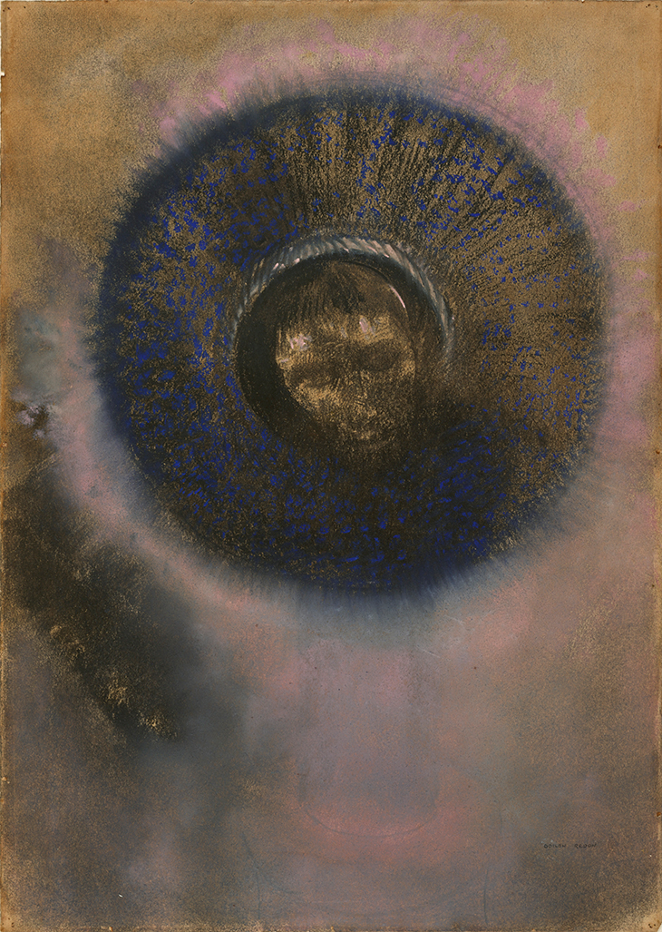 Head within an Aureole (1894–95), Odilon Redon. The J. Paul Getty Museum, Los Angeles.