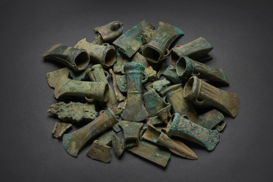 A selection of objects from the Havering Hoard (c. 800–c. 900 BC)