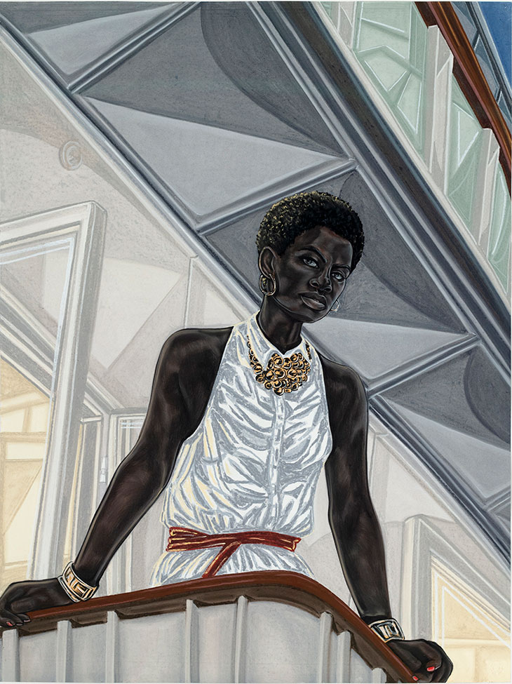 Anchor (2018), Toyin Ojih Odutola.