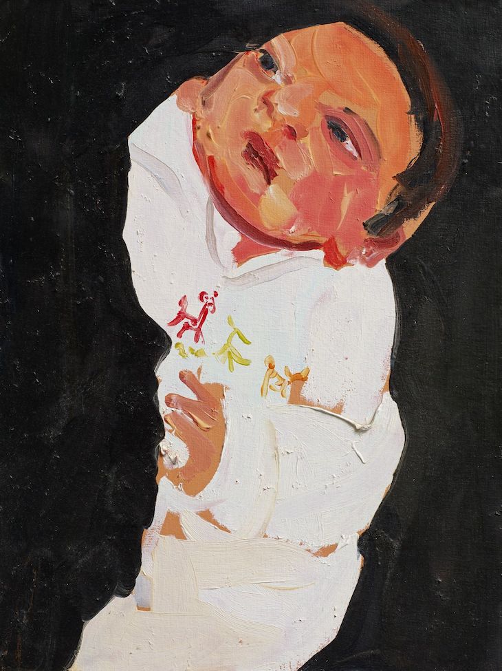 Esme (First Painting) (2004), Chantal Joffe. 