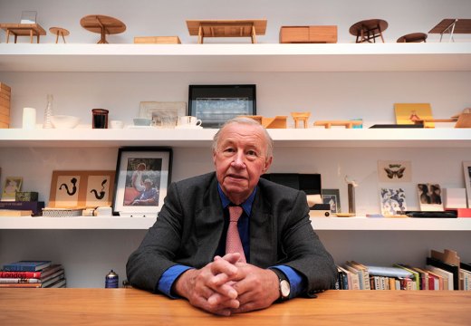 Terence Conran at the opening of his exhibition ‘Terence Conran: The Way We Live Now’ at the former Design Museum, London, 2011.