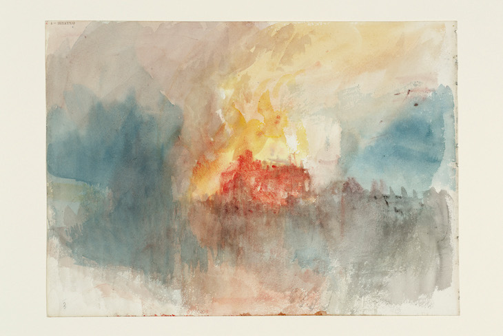 Fire at the Grand Storehouse of the Tower of London (1841), J.M.W. Turner. 