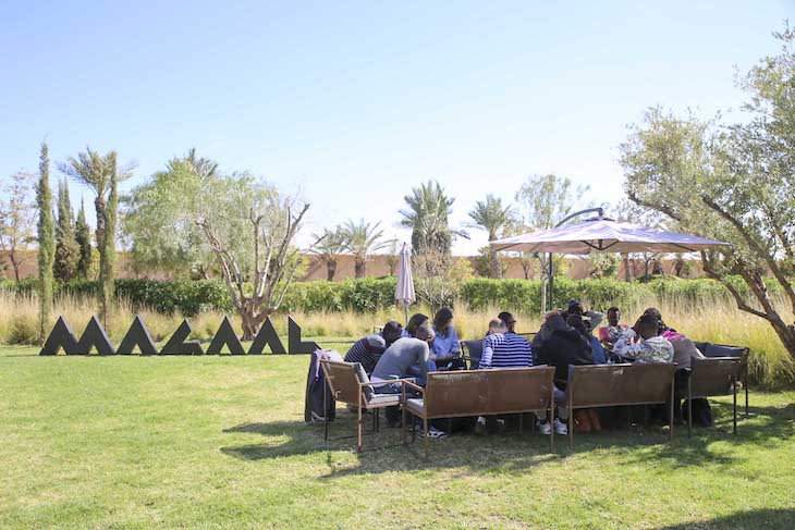 ‘Couscous and art’ in the gardens of MACAAL. 