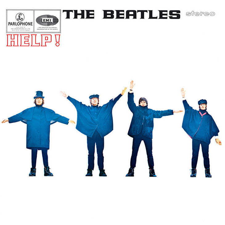 The album cover for the Beatles’ Help! (1965). © The Estate of Robert Freeman