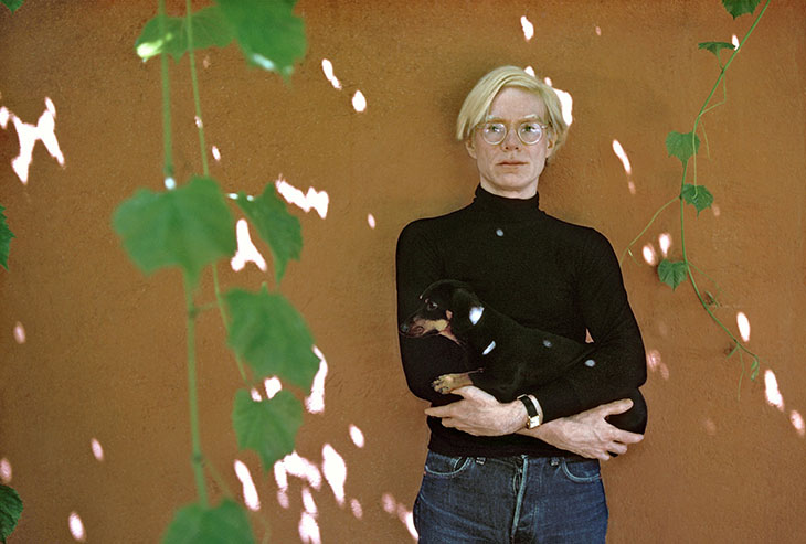 Andy Warhol photographed by Robert Freeman.