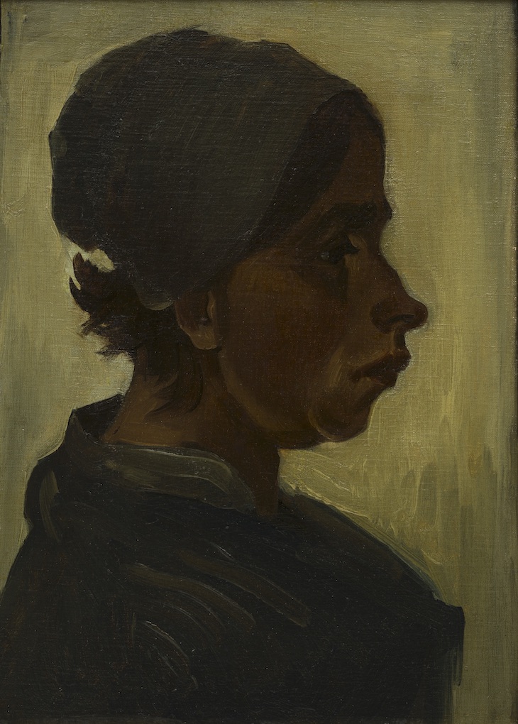 Head of a Woman (1885), Vincent van Gogh. 