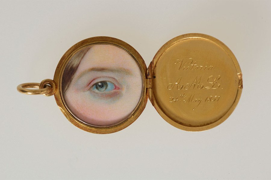 Eye miniature of Victoria, Princess Royal, probably commissioned by Queen Victoria in 1857.