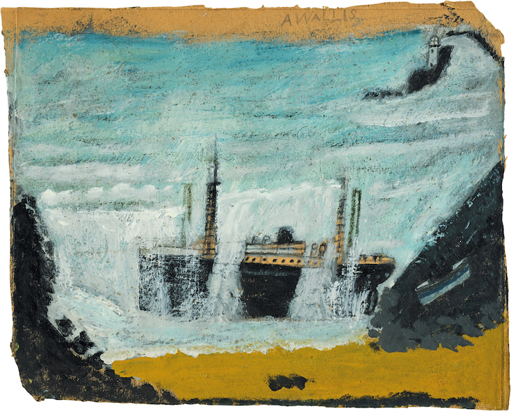 Shipwreck 1 – The Wreck of the Alba (1938), Alfred Wallis.
