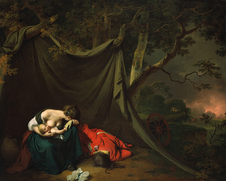 The Dead Soldier (1789), Joseph Wright of Derby. Fine Arts Museum of San Francisco