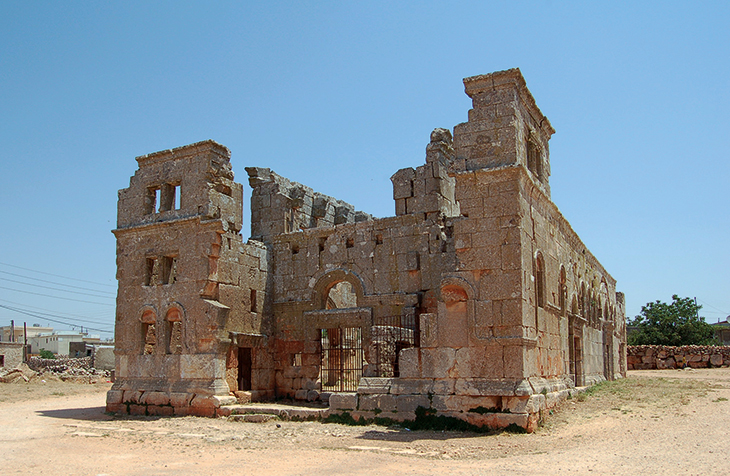 The church of Qalb Lozeh, Idlib province, constructed in the mid fifth century (photo: 2010)