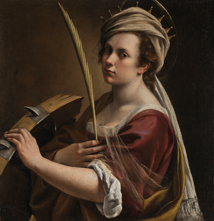 Self-Portrait as Saint Catherine of Alexandria (c. 1615–17), Artemisia Gentileschi. National Gallery, London