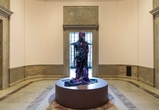 Grace Stands Beside by Shinique Smith, installed at the Baltimore Museum of Art (until 3 January 2021).