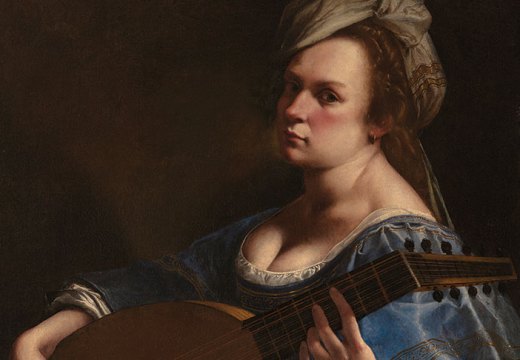Self-Portrait as a Lute Player (detail; c. 1615–17), Artemisia Gentileschi. Wadsworth Atheneum Museum of Art, Hartford