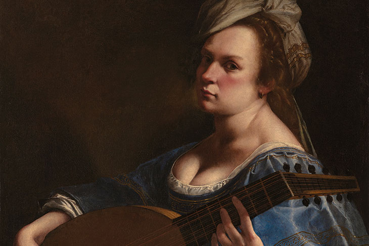 Self-Portrait as a Lute Player (detail; c. 1615–17), Artemisia Gentileschi. Wadsworth Atheneum Museum of Art, Hartford