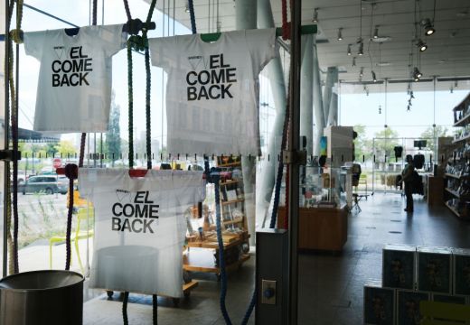 The gift shop at the newly reopened Whitney Museum of American Art, New York, in September 2020.