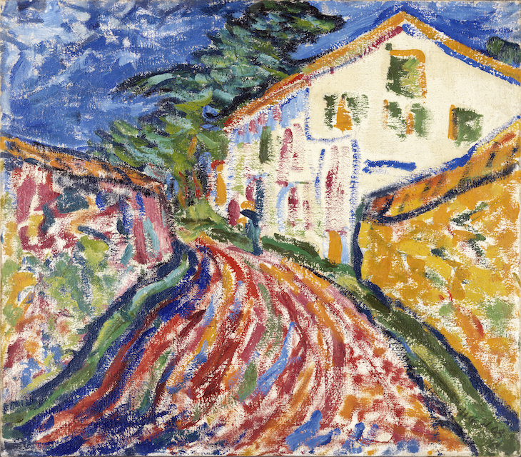 House in Dangast (The White House) (1908), Erich Heckel.