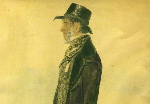 John Simmons (detail; 1847), artist unknown.