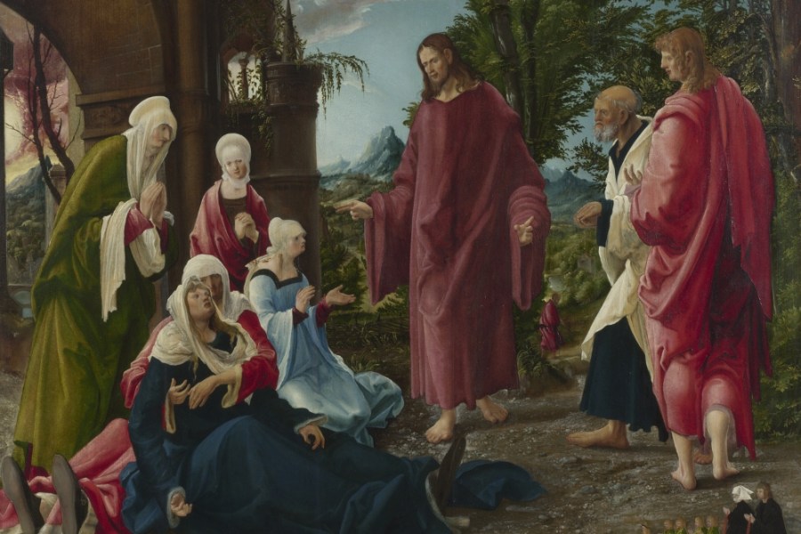 Christ taking Leave of his Mother (c. 1518–20), Albrecht Altdorfer. © The National Gallery, London