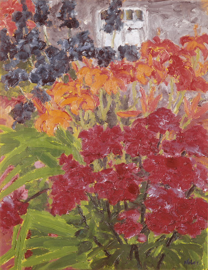 Flower Garden (1917), Emil Nolde.