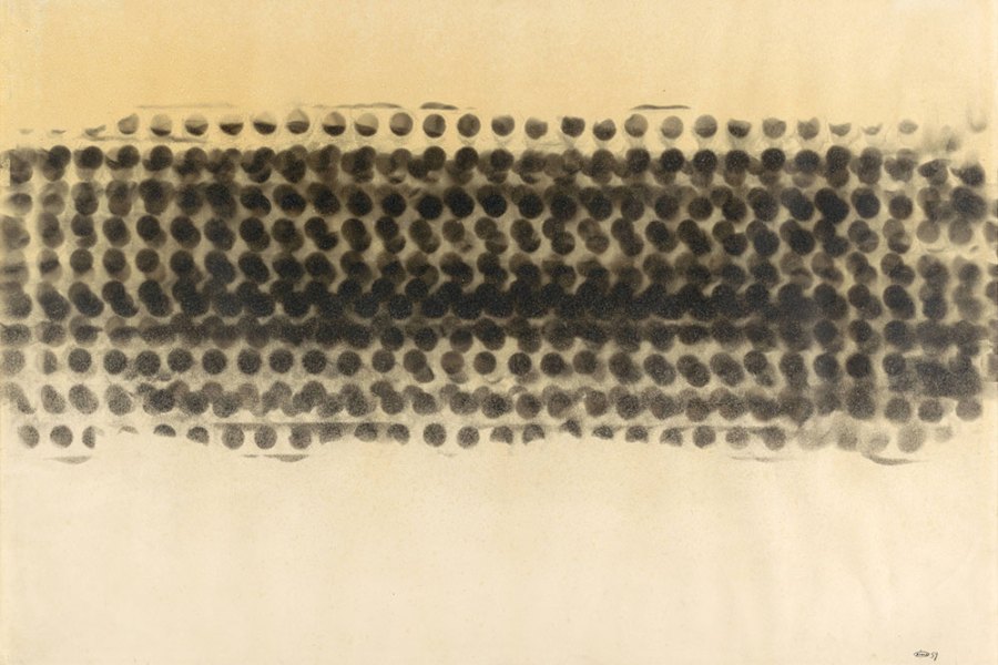 Untitled (Smoke Drawing) (1959), Otto Piene. Museum of Modern Art, New York.