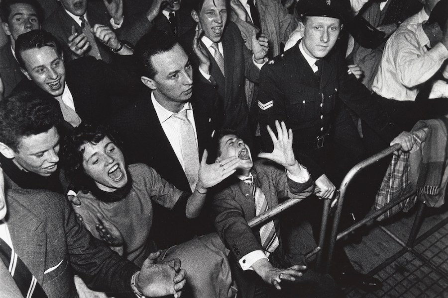 At a concert of the Lionel Hampton Big Band in the Houtrusthallen in The Hague (detail; 1956), Ed van der Elsken.