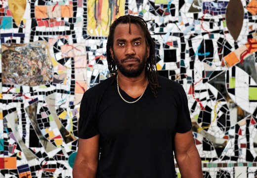 Rashid Johnson, photographed in his studio in New York in 2020.
