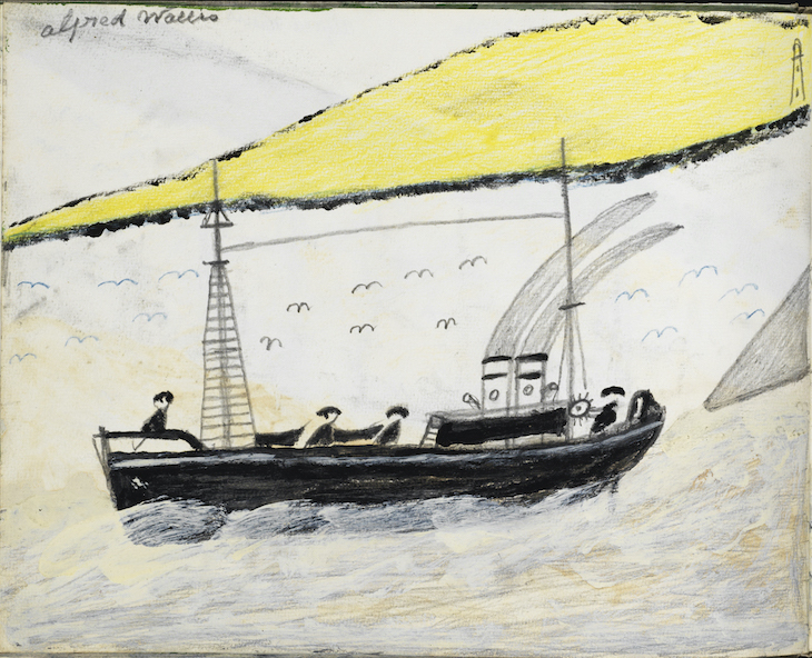 Drawing from sketchbook (1941–42), Alfred Wallis.