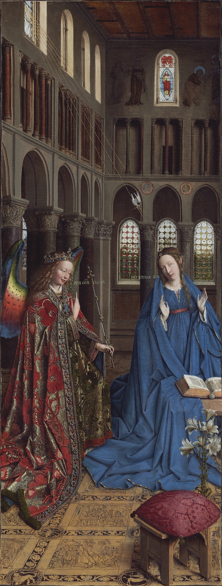 The Annunciation (c. 1434–36), Jan van Eyck.