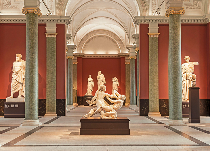 The restored Antikenhalle, or Hall of Antiquities, in the Gemäldegalerie Alte Meister, Dresden. Photo: H.C. Krass; © SKD