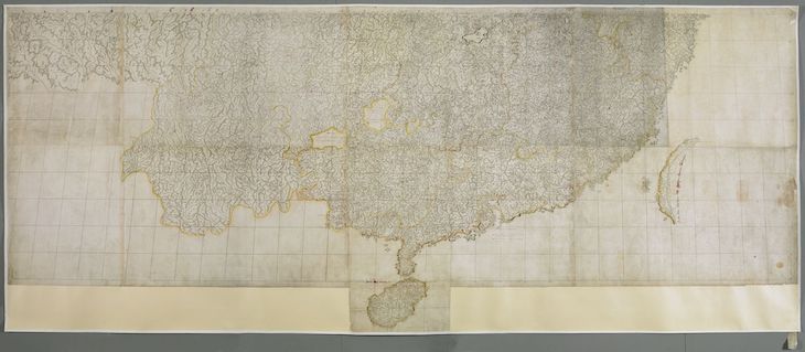 A map of China and surrounding lands, known as the Kangxi map (c. 1719), Matteo RIpa.