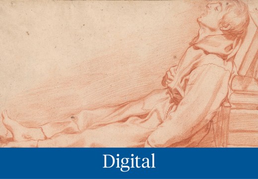 A Life Study: A Monk Sleeping against a Pile of Books