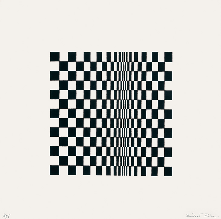 Untitled (based on Movement in Squares) (1962), Bridget Riley.