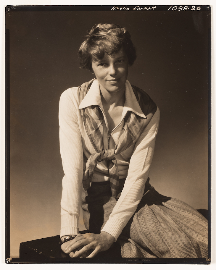 Amelia Earhart (1931; first published in Vanity Fair), Edward Steichen. 