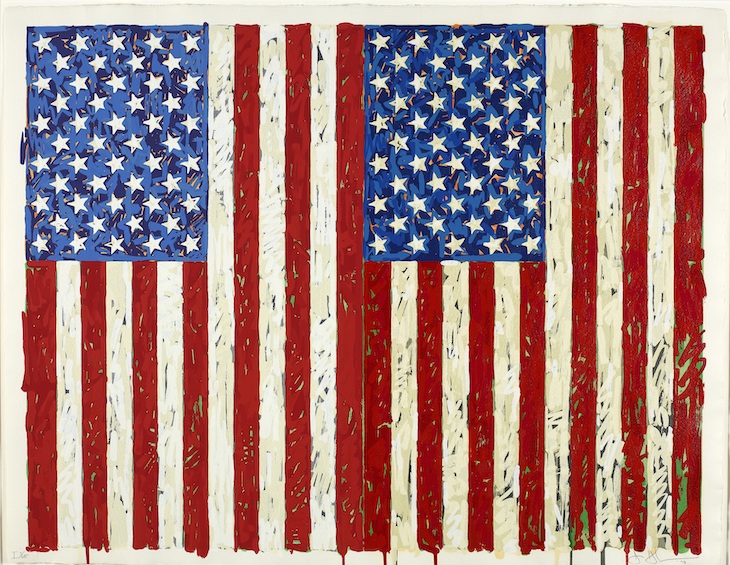 Flags I (1973), Jasper Johns. 