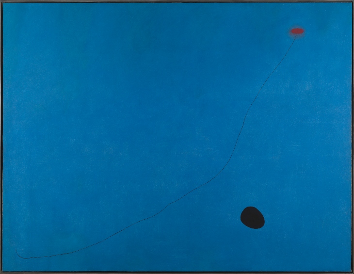 Blue III (1961), Joan Miró.