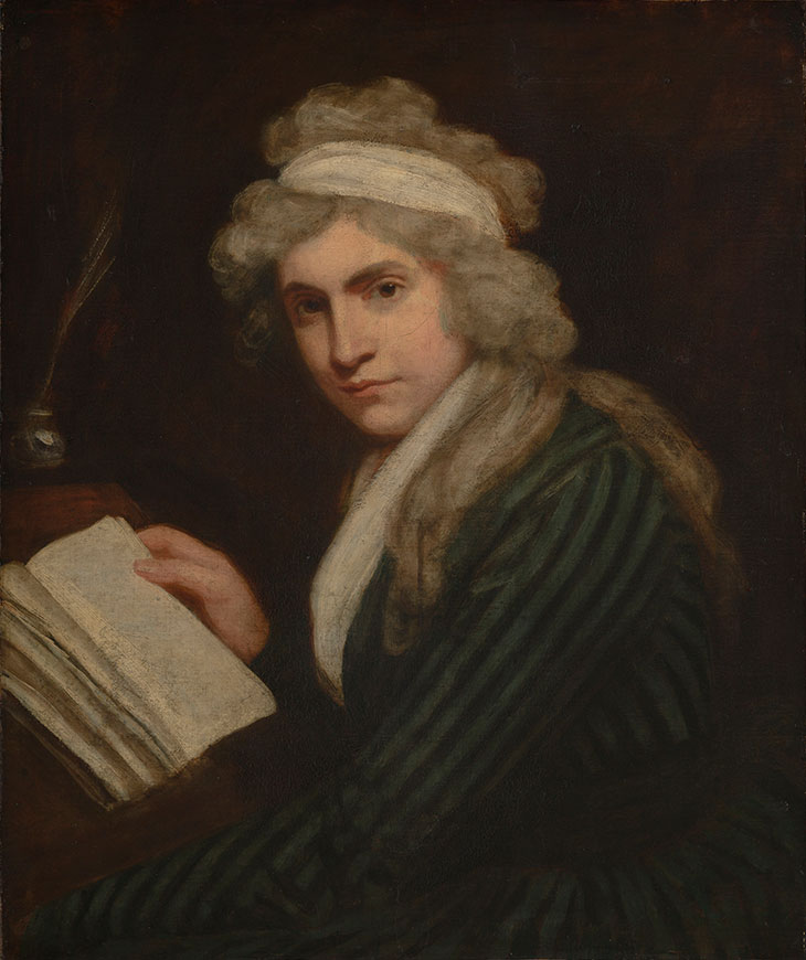 Mary Wollstonecraft (c. 1790–91), John Opie. Photo: © Tate
