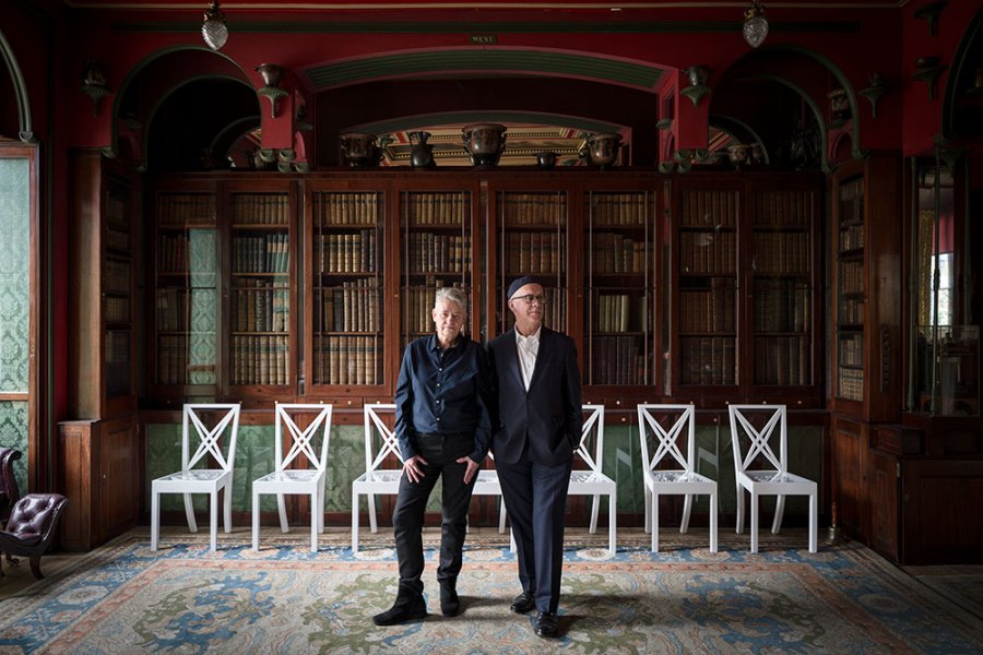 Langlands & Bell in the Library-Dining Room with Grand Tour (2020). Photo: Gareth Gardner