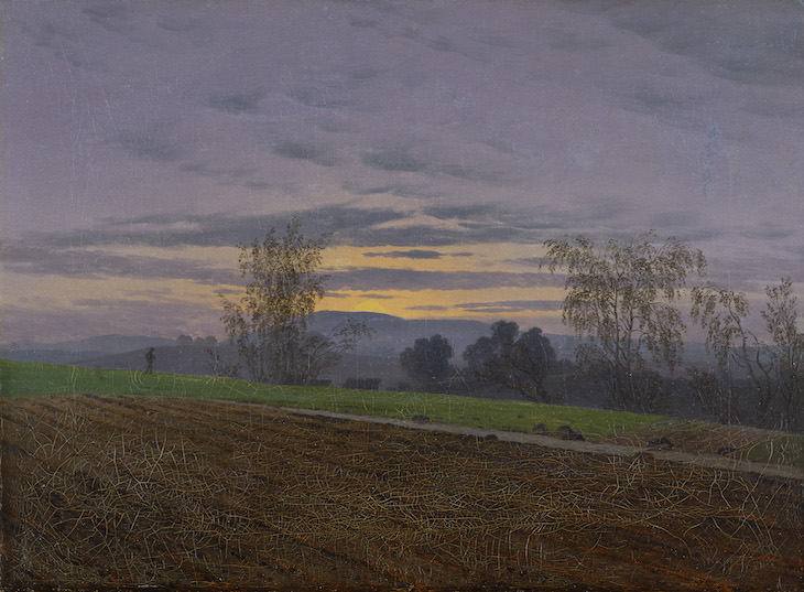 Ploughed Field (c. 1830), Caspar David Friedrich.