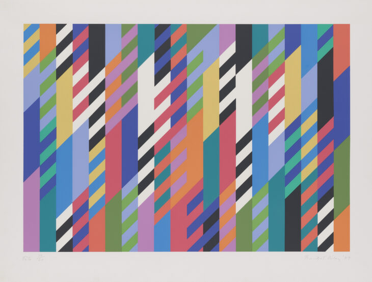 Fête (1989), Bridget Riley.