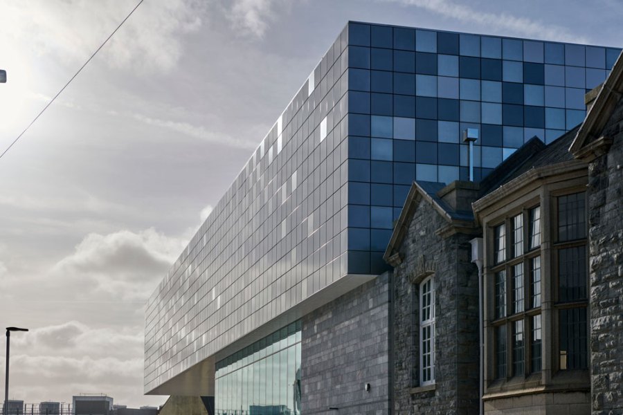 View of the extension on the back of the former Museum and Art Gallery and Central Library.
