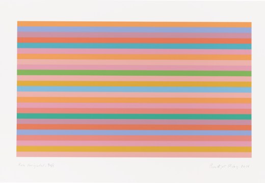 Rose Horizontal (2018), Bridget Riley.