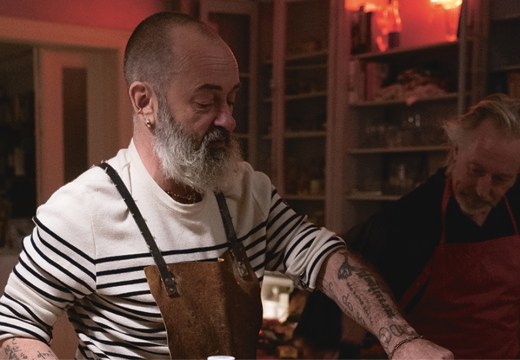 Douglas Gordon preparing Cullen skink